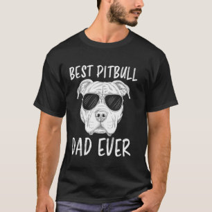 Bester Pitbull-Vater überhaupt Lustiger Pitbull T-Shirt