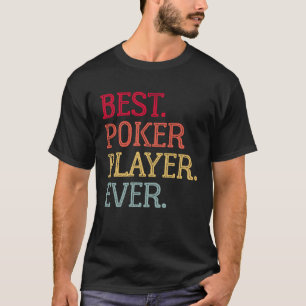 Bester Poker Spieler je Poker Kartenspiel 1 T-Shirt
