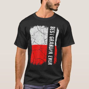 Bester polnischer Großvater je polnischer Flaggent T-Shirt