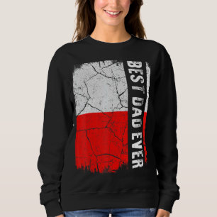 Bester polnischer Vater je polnischer Flaggentag Sweatshirt