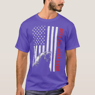 Bester Pop Bär je USA Amerikanischer Flaggentag T-Shirt