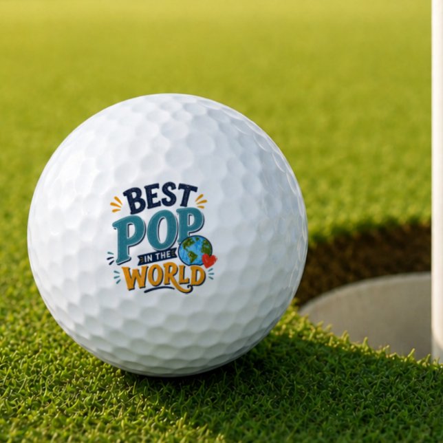 Bester Pop der Welt Golfball (Von Creator hochgeladen)