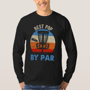 Bester Pop Par Disc Golf Opa Vater Golf Pub T-Shirt
