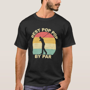 Bester Pop Pop bei Par - Golfen T-Shirt