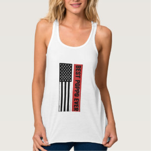 Bester Poppo Aller Patriotischen Flagge Vintage-Gr Tank Top