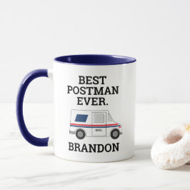 Bester Postman je Mail Truck Personal Mailman Tasse