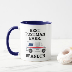 Bester Postman je Mail Truck Personal Mailman Tasse