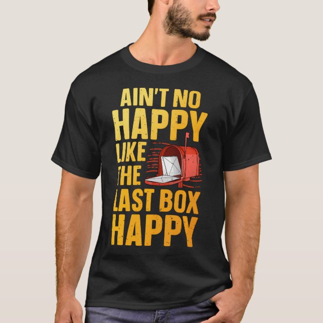 Bester Postmitarbeiter Briefträger Zusteller T-Shirt (Vorderseite)
