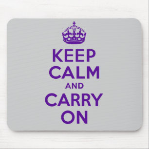 Bester Preis behalten Ruhe und machen Lila weiter Mousepad