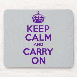 Bester Preis behalten Ruhe und machen Lila weiter Mousepad