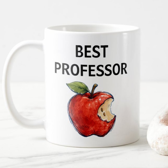 BESTER PROFESSOR Apple Educator Geschenk Kaffeetasse (Von Creator hochgeladen)
