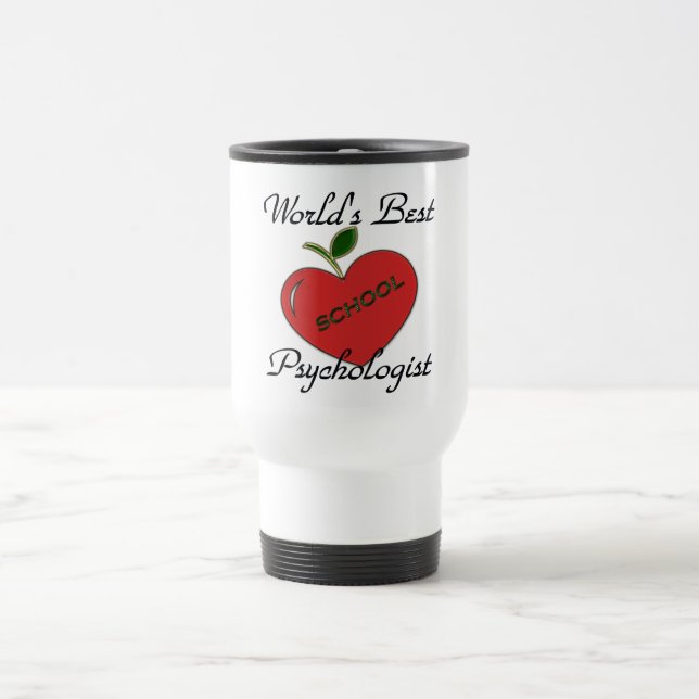 Bester Psychologe der Welt Schul Reisebecher (Mittel)