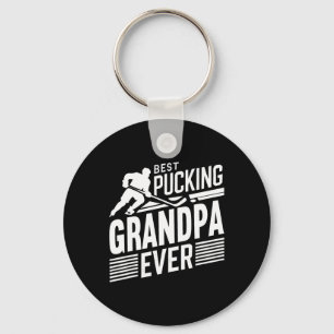 Bester Puckender Opa Aller Zeiten T-Shirt Hockey F Schlüsselanhänger