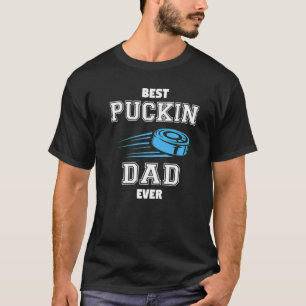 Bester Puckin Vater Ever Ice Skaten Puck T-Shirt