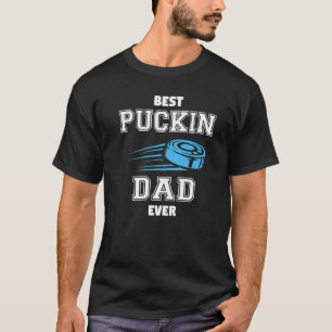 Bester Puckin Vater Ever Ice Skaten Puck T-Shirt