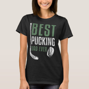 Bester Pucking-Vater je Hockey Daddy Großvater Vät T-Shirt