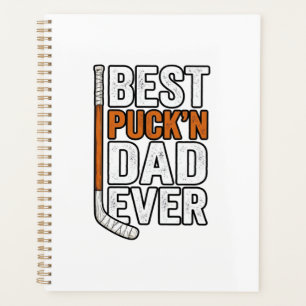 Bester Puck'n Dad Ever Hockey Vater Vector Design_ Planer
