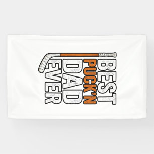 Bester Puck'n Dad Ever Hockey Vater Vektor Design_ Banner