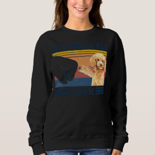 Bester Pudel-Vater überhaupt Vintage Vatertag Sweatshirt