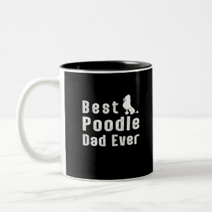 Bester Pudel-Vater überhaupt Zweifarbige Tasse
