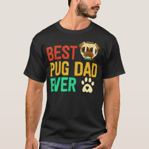 Bester Pug-Papa Aller Zeiten Vatertag Pug-Papa für T-Shirt