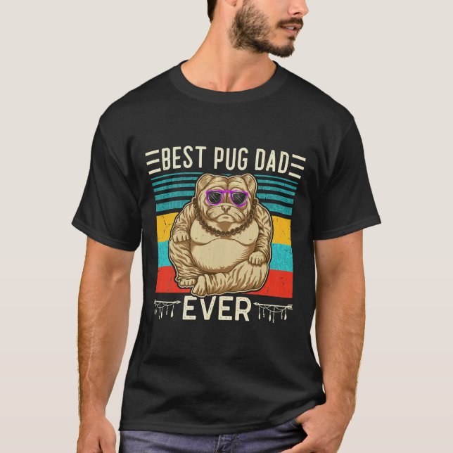 Bester Pug-Vater überhaupt Essential  169 T-Shirt (Vorderseite)