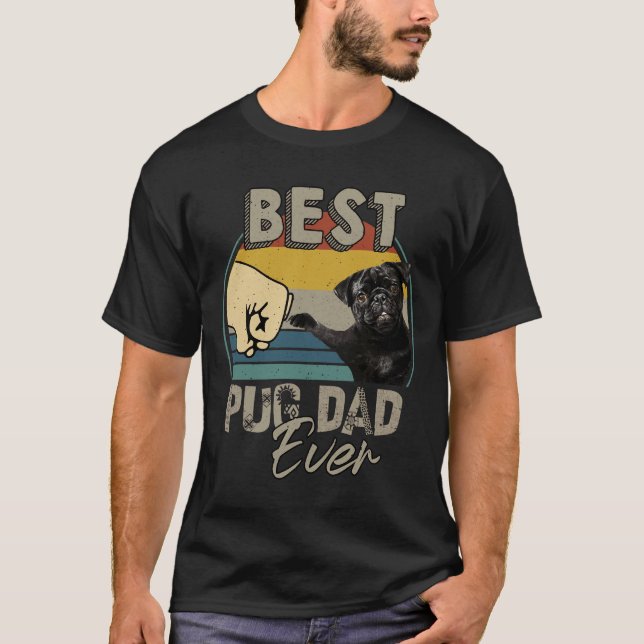 Bester Pug-Vater überhaupt Essential  217 T-Shirt (Vorderseite)