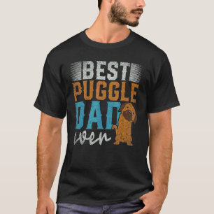 Bester Puggle-Vater Aller Zeiten Hund Haustier Vat T-Shirt