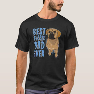 Bester Puggle-Vater Aller Zeiten Süßes Haustier Ti T-Shirt