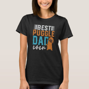 Bester Puggle-Vater Herren Hundebesitzer Vatertag T-Shirt