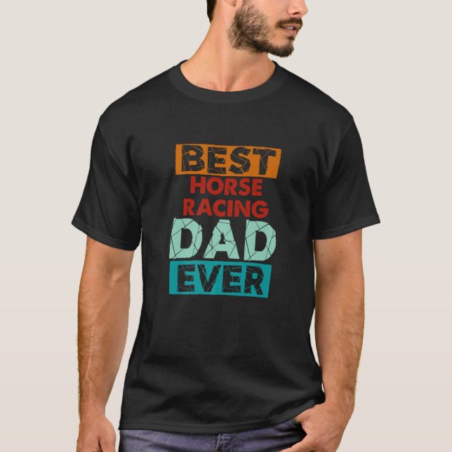 Bester Racing Vater Funny Racing Vater T-Shirt (Vorderseite)