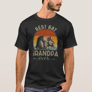 Bester Ratten-Opa Aller Zeiten Retro-Ratte Grafik T-Shirt