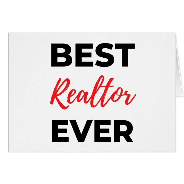 Bester Realtor je 2 (Vorderseite (Horizontal))