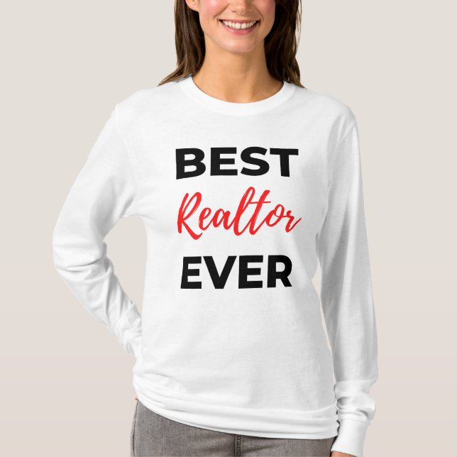 Bester Realtor je 2 T-Shirt (Vorderseite)