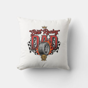 Bester Rennpapa Vintage-Reifen Vatertag Kissen