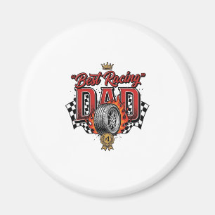 Bester Rennpapa Vintage-Reifen Vatertag Magnet