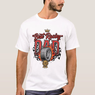 Bester Rennpapa Vintage-Reifen Vatertag T-Shirt
