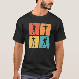 Bester Retro Vitagescuba Dive Diver Schnorkelin T-Shirt