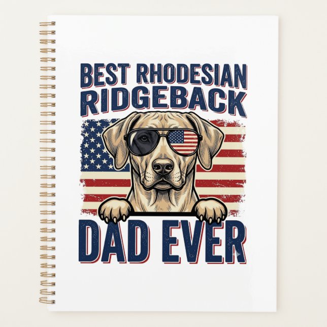 Bester Rhodesian Ridgeback-Vater aller Zeiten Vint Planer (Vorderseite)
