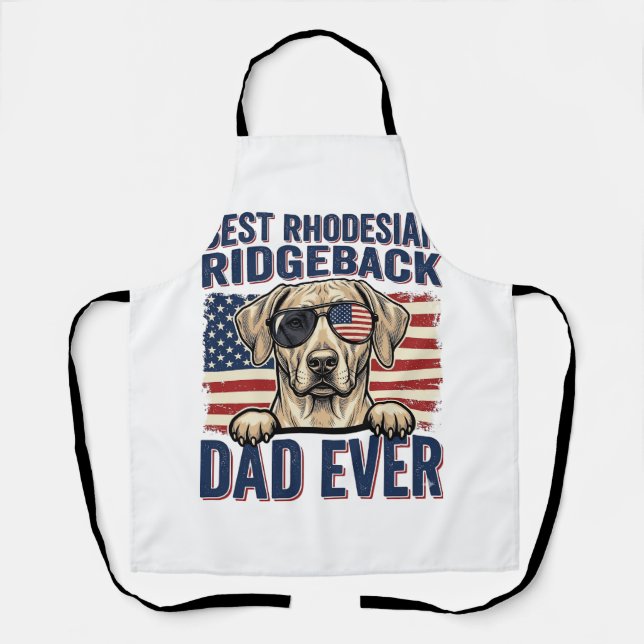 Bester Rhodesian Ridgeback-Vater aller Zeiten Vint Schürze (Vorderseite)