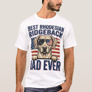 Bester Rhodesian Ridgeback-Vater Aller Zeiten Vint T-Shirt