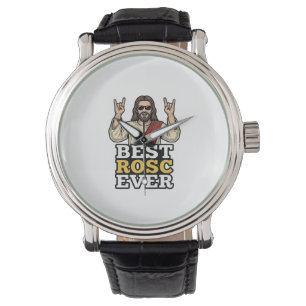 Bester Rosc Aller Zeiten Vintage Rock Hand Religiö Armbanduhr