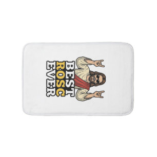 Bester Rosc Aller Zeiten Vintage Rock Hand Religiö Badematte