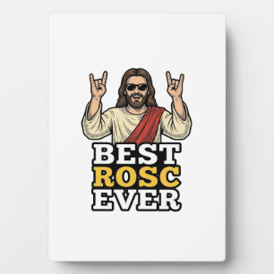 Bester Rosc Aller Zeiten Vintage Rock Hand Religiö Fotoplatte