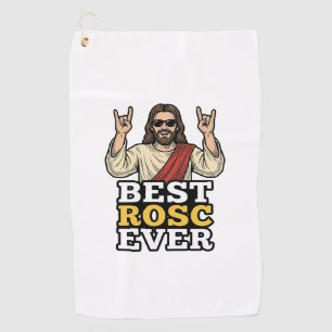 Bester Rosc Aller Zeiten Vintage Rock Hand Religiö Golfhandtuch