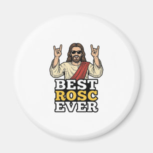 Bester Rosc Aller Zeiten Vintage Rock Hand Religiö Magnet
