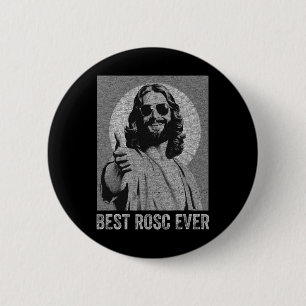 Bester Rosc je Spaß Ostern Jesus Krankenschwester  Button