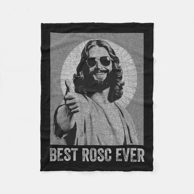 Bester Rosc je Spaß Ostern Jesus Krankenschwester  Fleecedecke (Vorderseite)