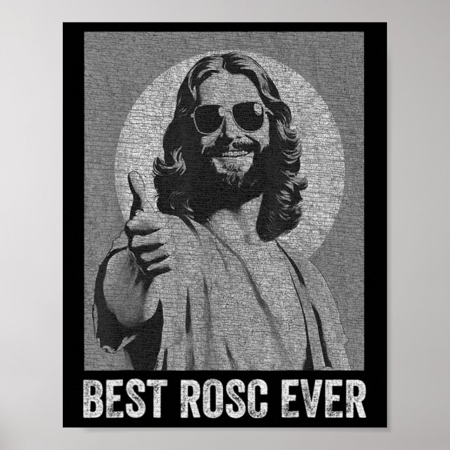 Bester Rosc je Spaß Ostern Jesus Krankenschwester  Poster (Vorne)