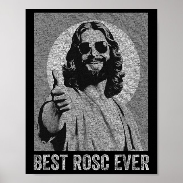 Bester Rosc je Spaß Ostern Jesus Krankenschwester  Poster (Vorne)